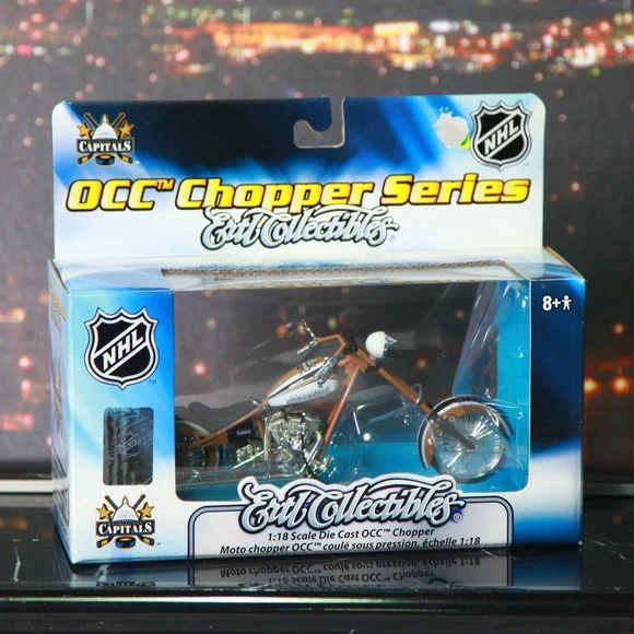 Washington Capitals 1:18 Scale Die Cast OCC Chopper Ertl Collectibles-Great Gift - Picture 1 of 5